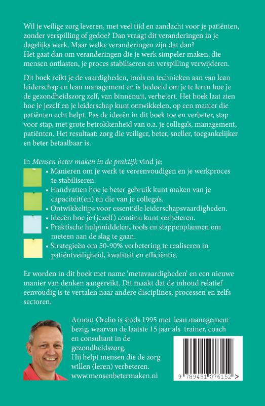 Mensen beter maken in de praktijk achterkant