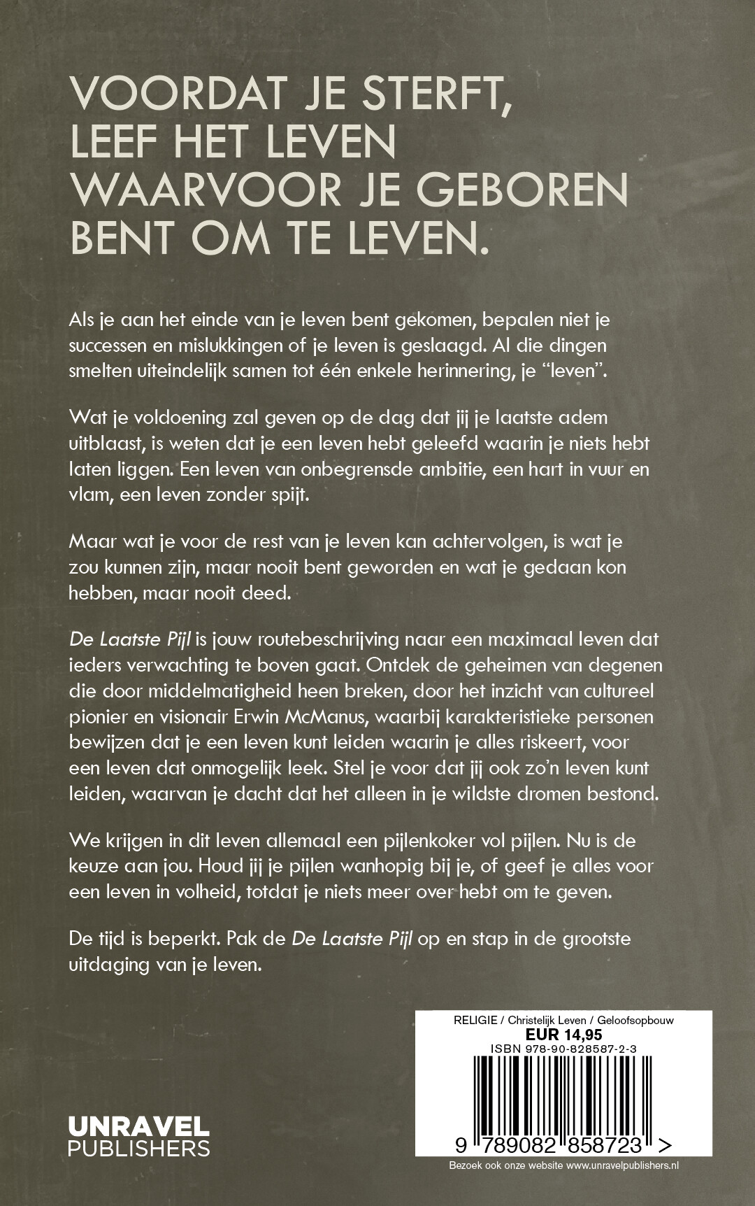 De Laatste Pijl achterkant
