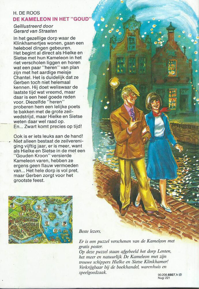 Kameleon in het goud / Kameleonserie achterkant