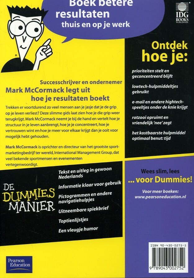 Boek resultaat! voor Dummies / Voor Dummies achterkant