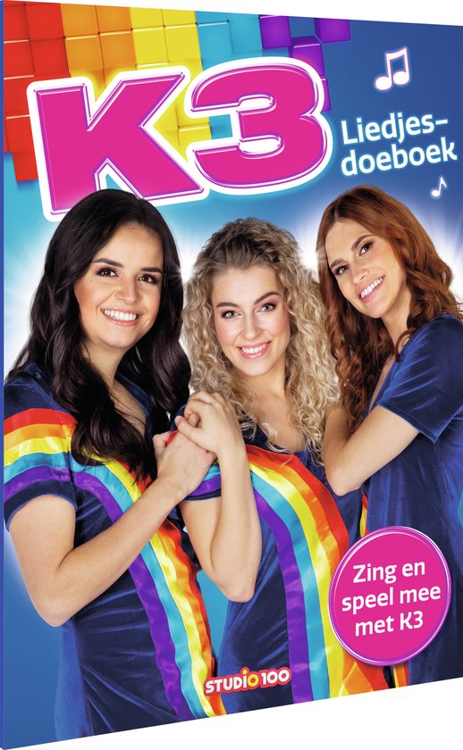 K3 liedjesdoeboek - liedjespartituren en spelletjes