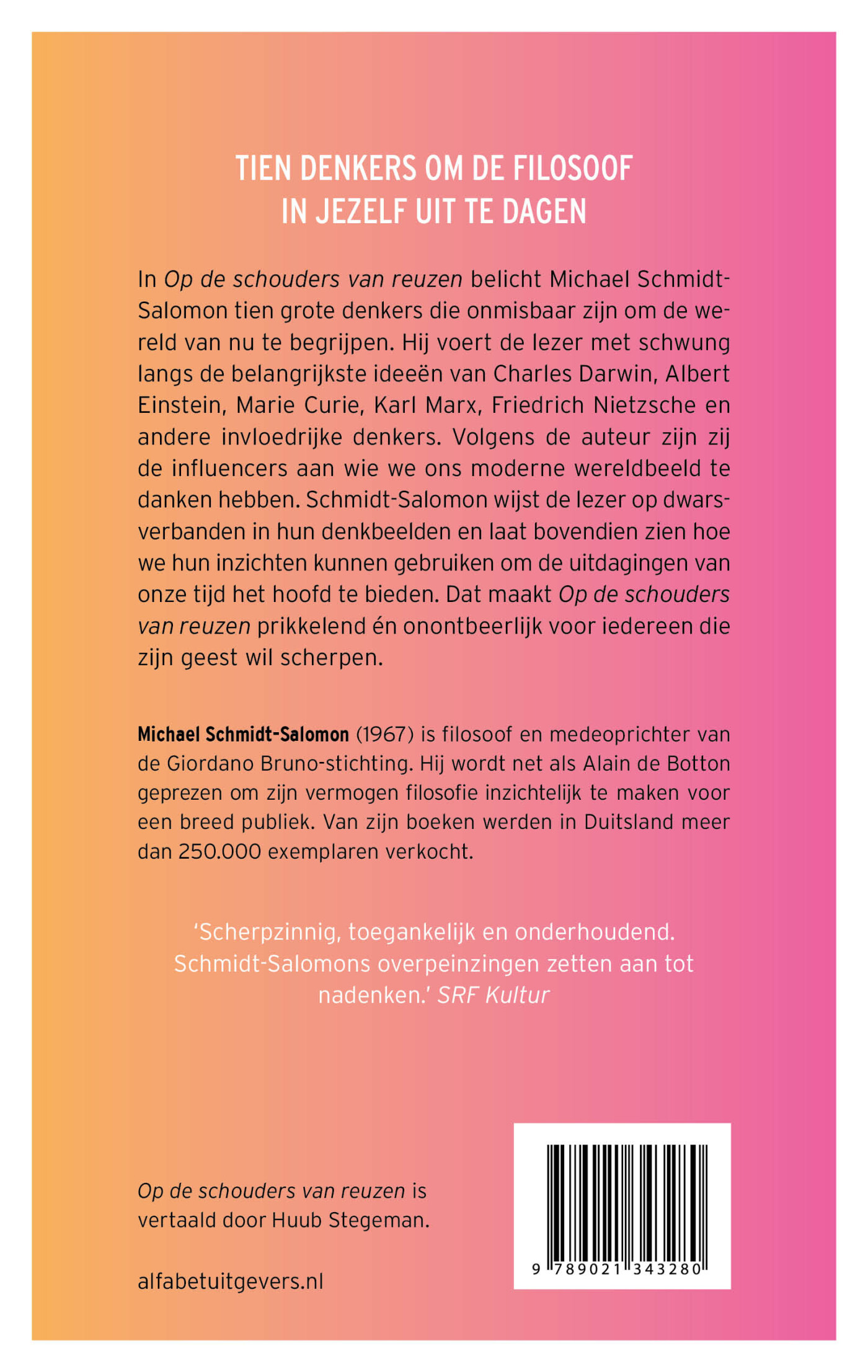 Op de schouders van reuzen achterkant