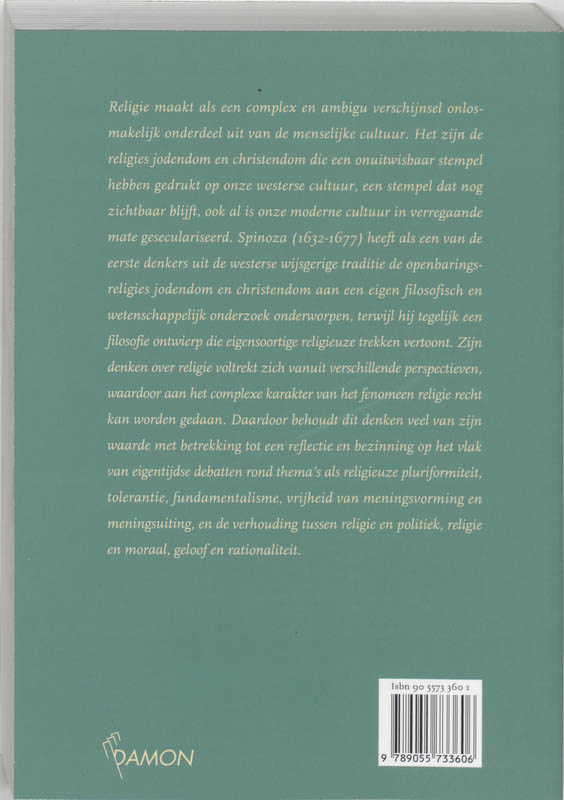 Drie perspectieven op religie in het denken van Spinoza achterkant