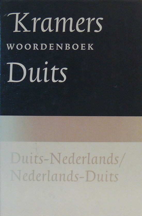 H. Coenders Duits-Nederlands/Nederlands-Duits Deutsch-Niederlandisch/Niederlandisch-Deutsch / Kramers Woordenboek