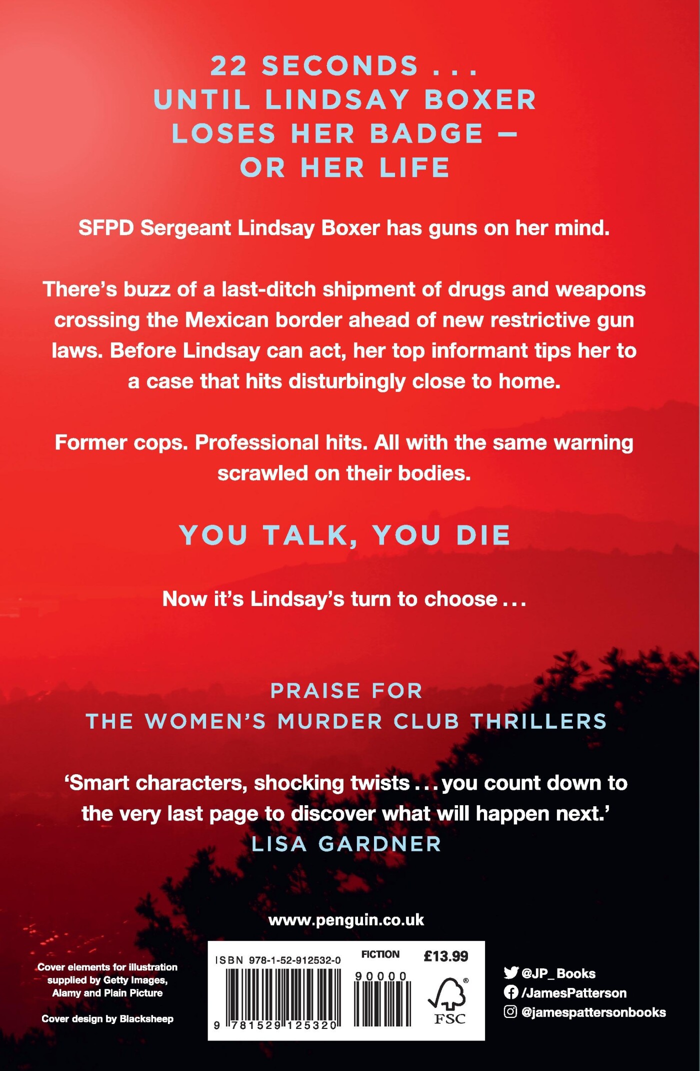 22 Seconds / Women's Murder Club achterkant