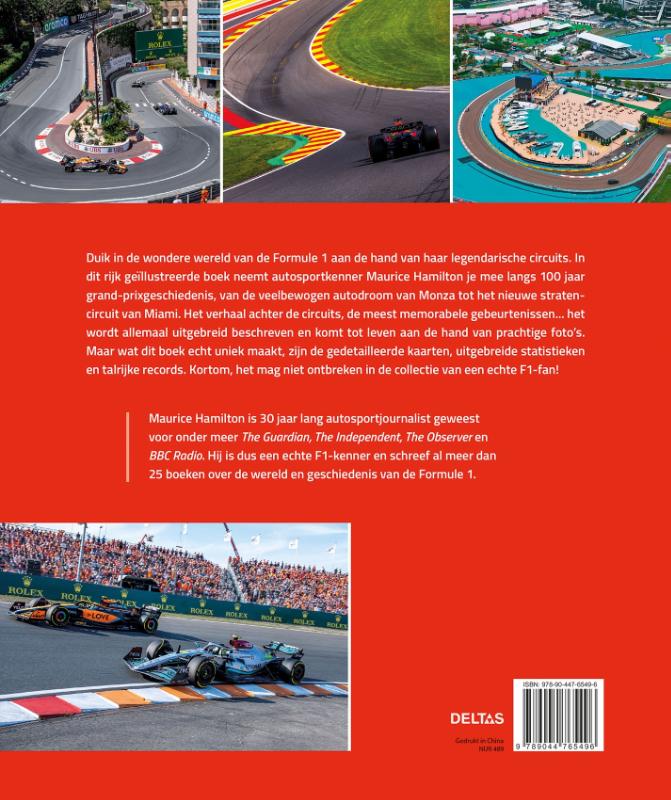 Formule 1 circuits achterkant
