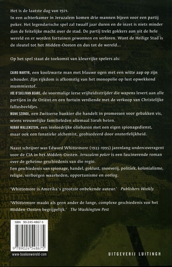 Jeruzalem poker / Jeruzalem kwartet / 2 achterkant
