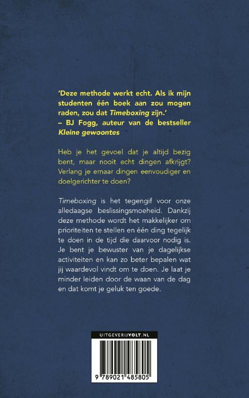 Timeboxing achterkant