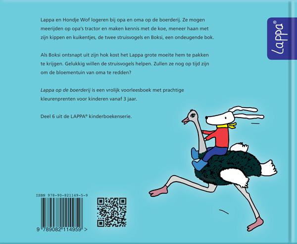 Lappa op de boerderij / LAPPA® kinderboeken / 6 achterkant