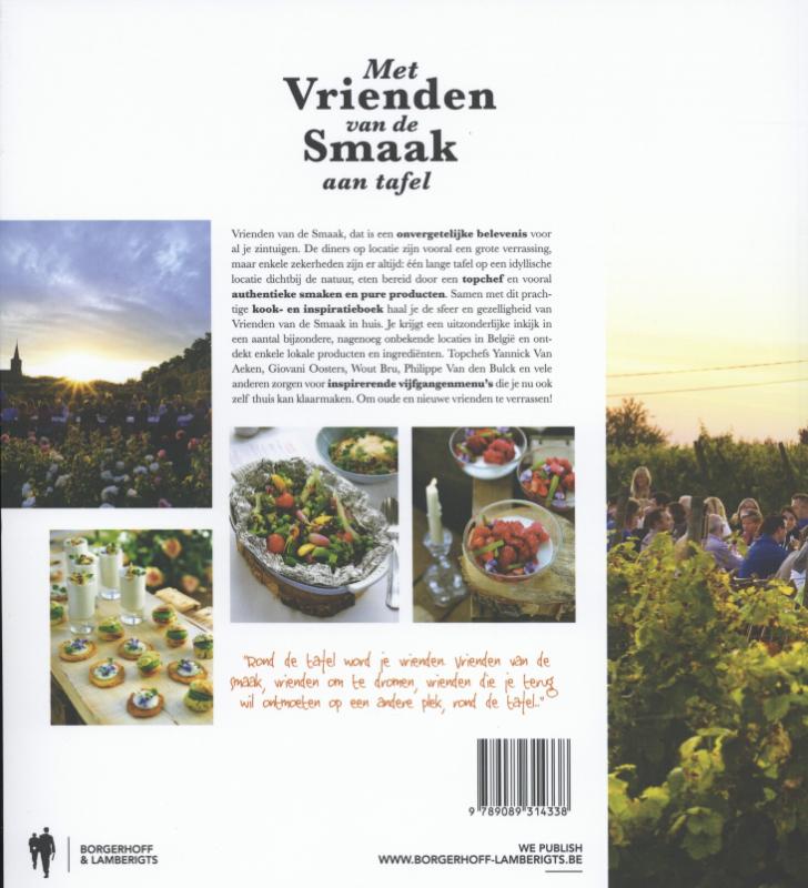 Met Vrienden van de Smaak aan tafel achterkant
