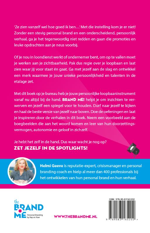 Brand Me! achterkant