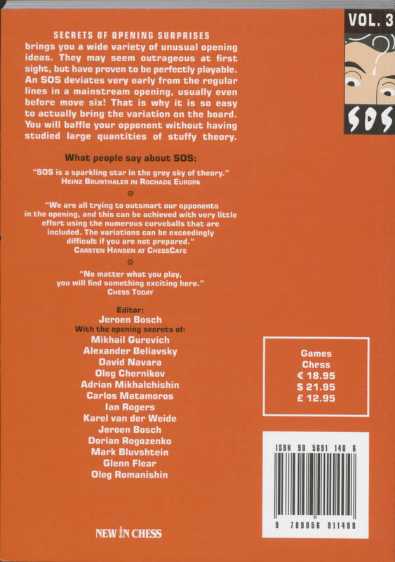 Secrets of Opening Surprises / Secrets of Opening Surprises / 3 achterkant