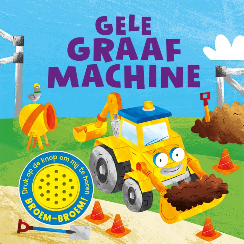 1 geluid  -   Gele graafmachine