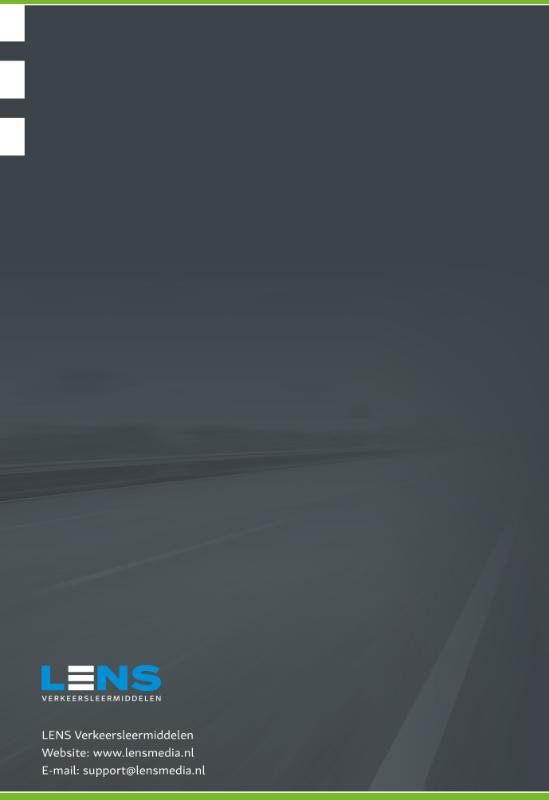 Theorie leren motorfiets / Lens verkeersleermiddelen Theorie leren motorfiets / Lens verkeersleermiddelen achterkant