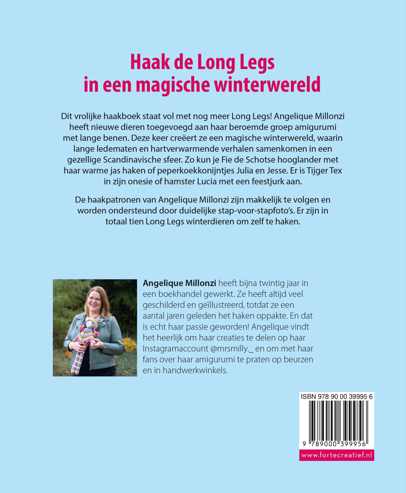 Long legs winterpret achterkant