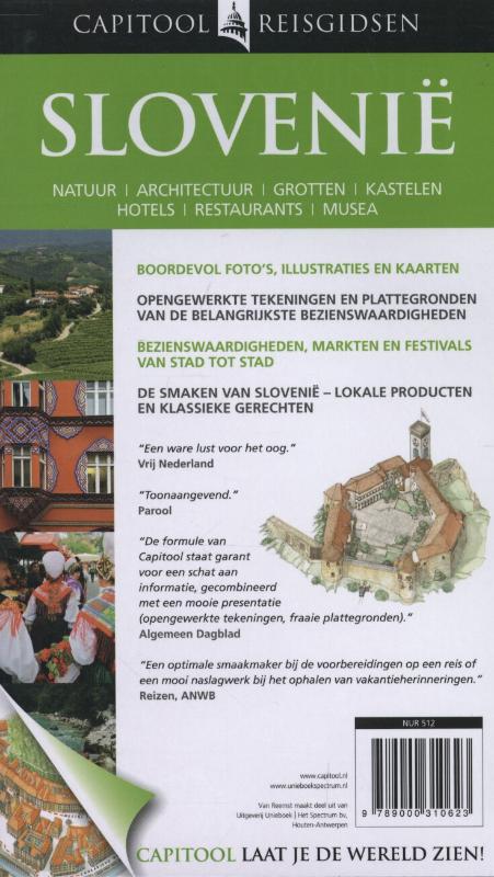 Slovenië / Capitool reisgidsen achterkant