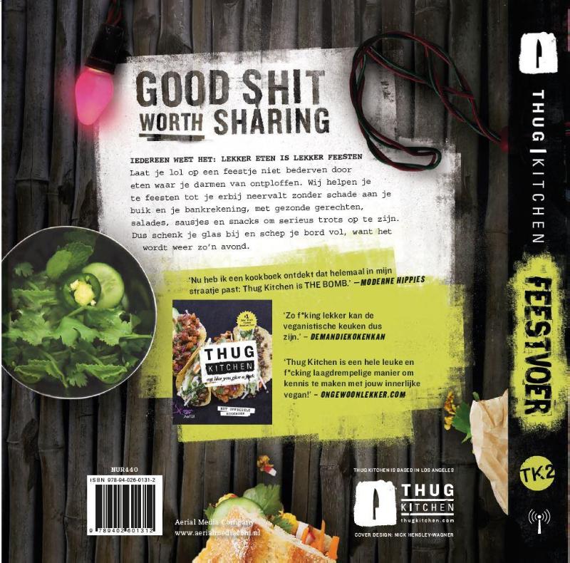 Thug kitchen feestvoer Thug kitchen feestvoer achterkant