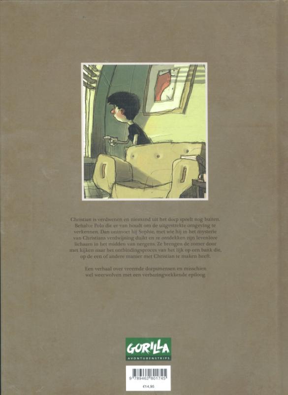 Het lijk en de bank achterkant