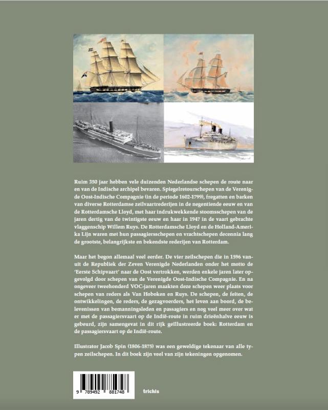 Rotterdam en de passagiersvaart op de Indië-route achterkant