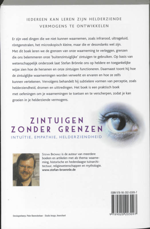 Zintuigen Zonder Grenzen achterkant