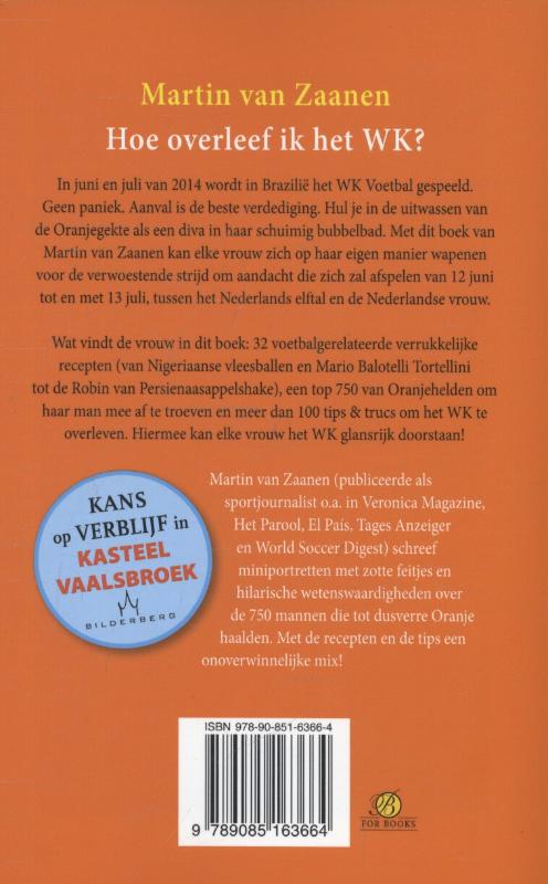 Hoe overleef ik het WK? achterkant
