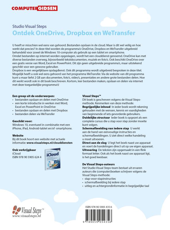 Ontdek OneDrive, Dropbox en WeTransfer achterkant