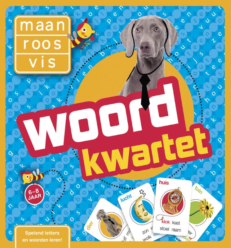 Maan roos vis - Woordkwartet