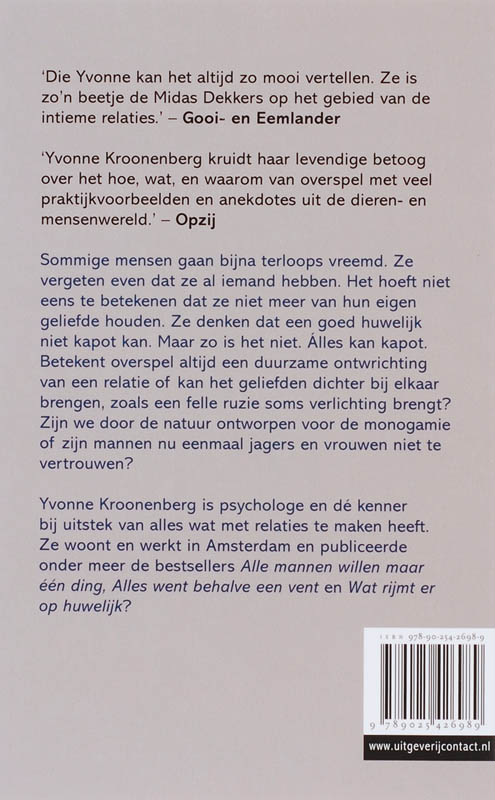 Monogamie voor beginners achterkant