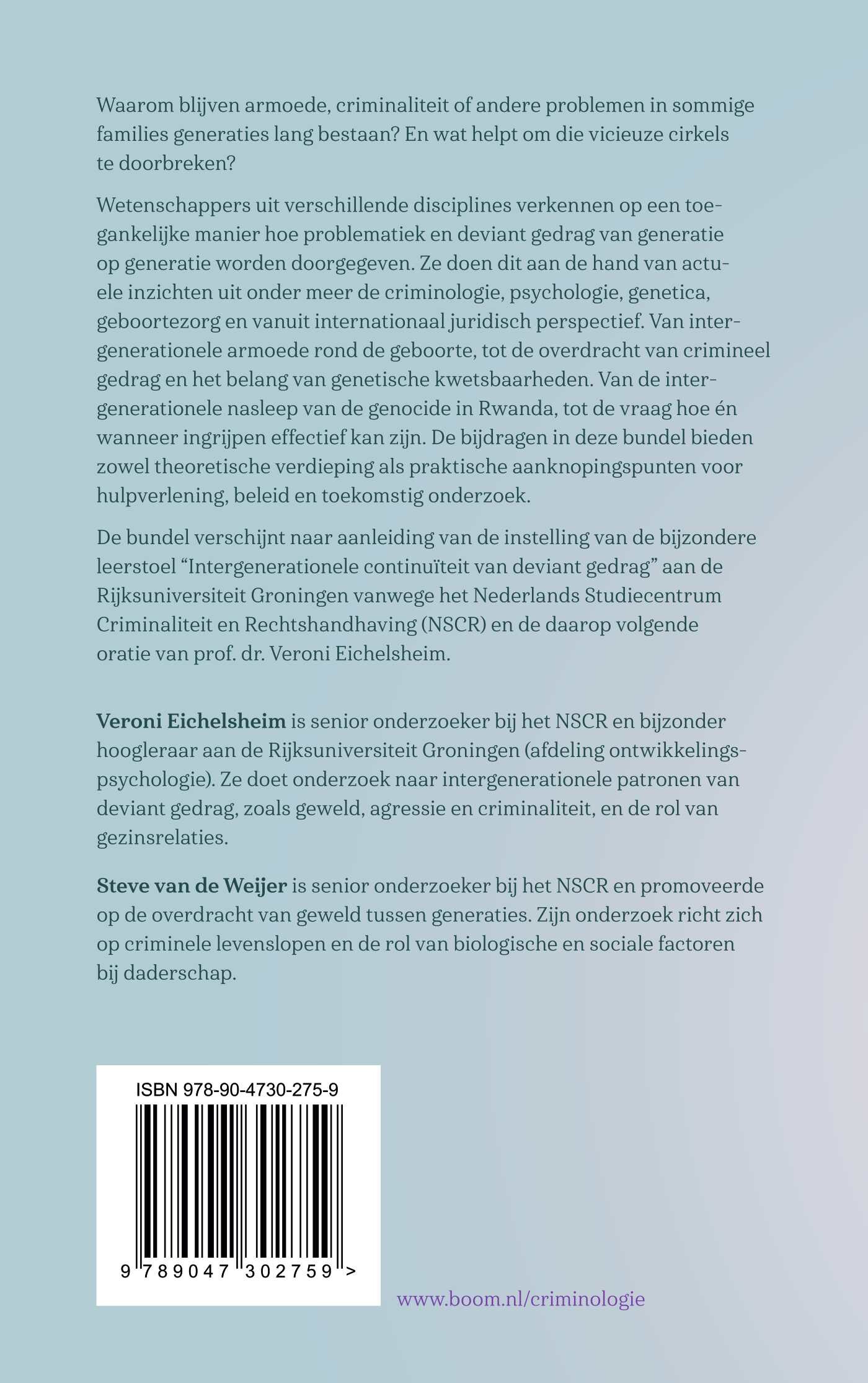 Over generaties achterkant