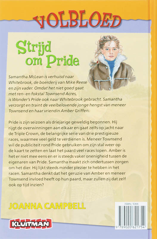 Strijd om Pride / Volbloed achterkant