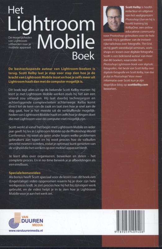 Het Lightroom Mobile boek achterkant