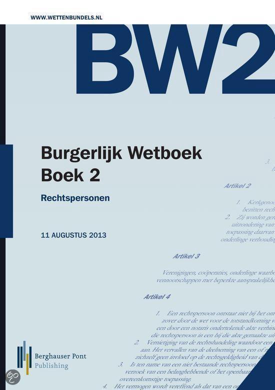 Burgerlijk Wetboek Boek 2