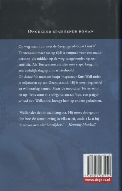 De man die glimlachte / Inspecteur Wallander-reeks / 4 achterkant