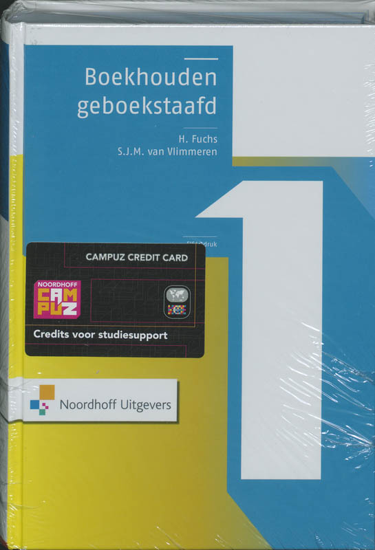 Boekhouden geboekstaafd 1 hoofdboek