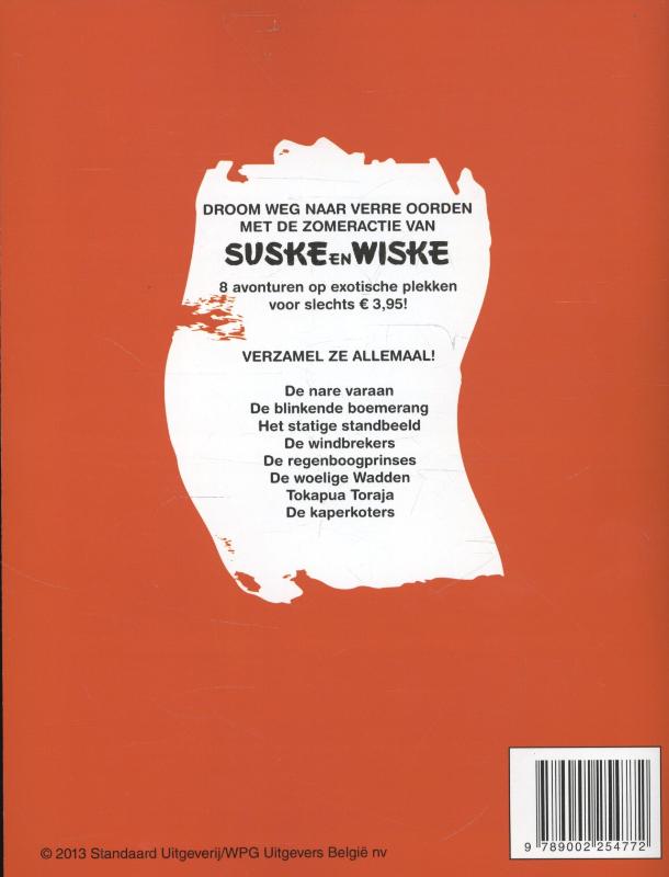 Suske en Wiske / De Blinkende Boemerang / Suske en Wiske / 161 achterkant