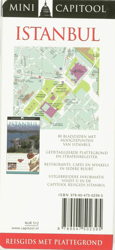 Mini Capitool reisgidsen Istanbul / Mini Capitool reisgidsen achterkant