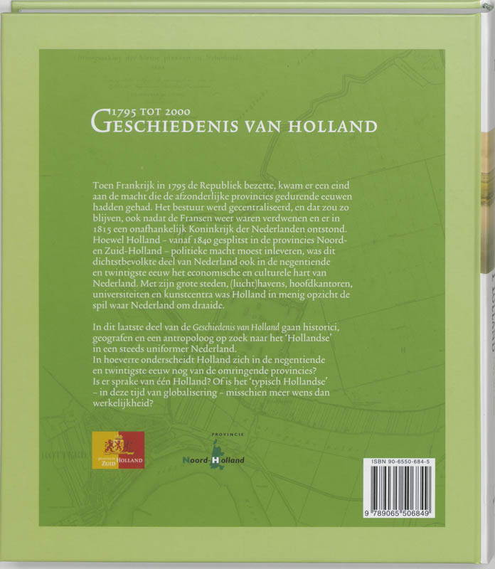 Geschiedenis van Holland IIIA 1795 tot 2000 achterkant