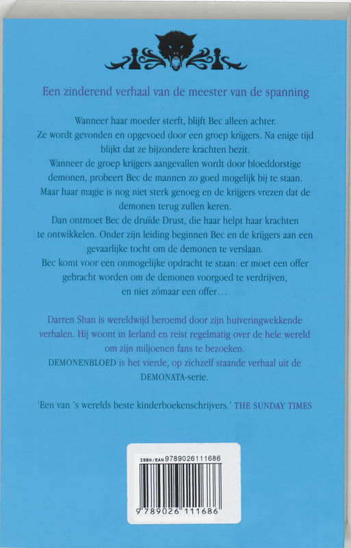 Demonenbloed / Demonata / 4 achterkant