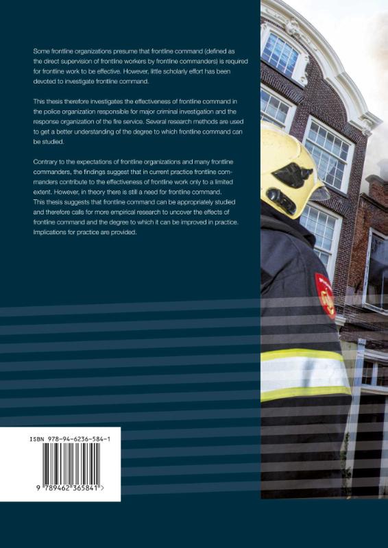 Frontline command / Crisisbeheersing en veiligheidszorg achterkant