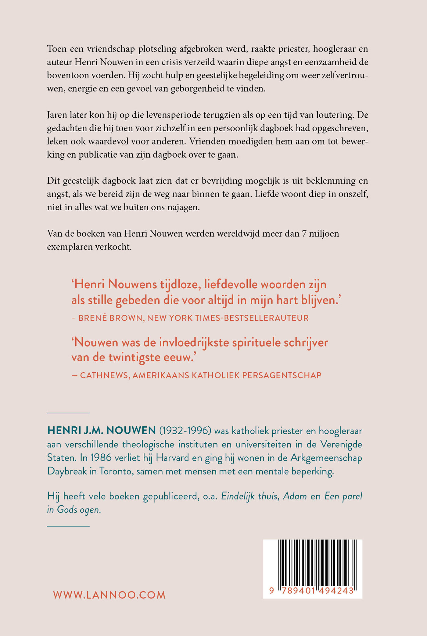 Binnen geroepen achterkant