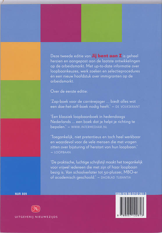 Jij bent aan z Jij bent aan z achterkant