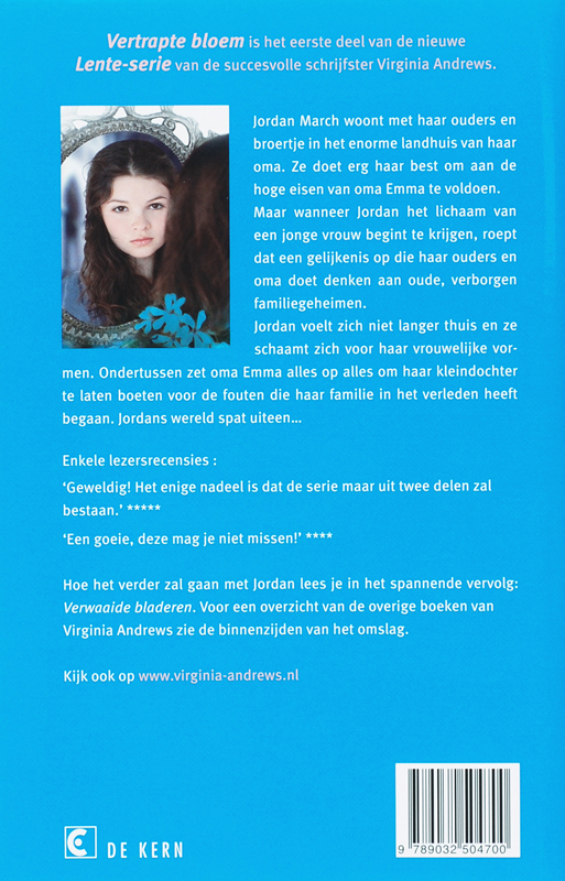 Vertrapte bloem / Lente-serie / 1 Vertrapte bloem / Lente-serie / 1 achterkant