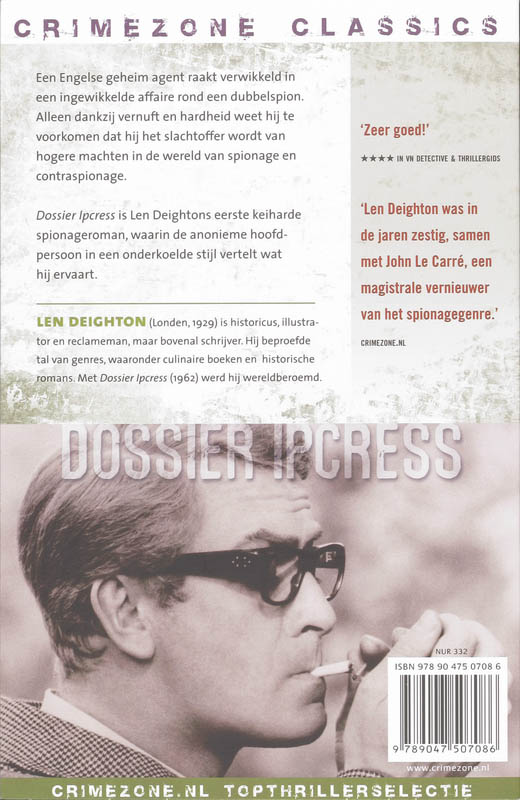 Dossier Ipcress achterkant