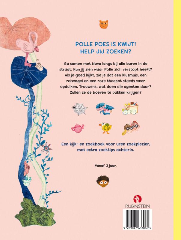 Waar is Polle Poes? achterkant
