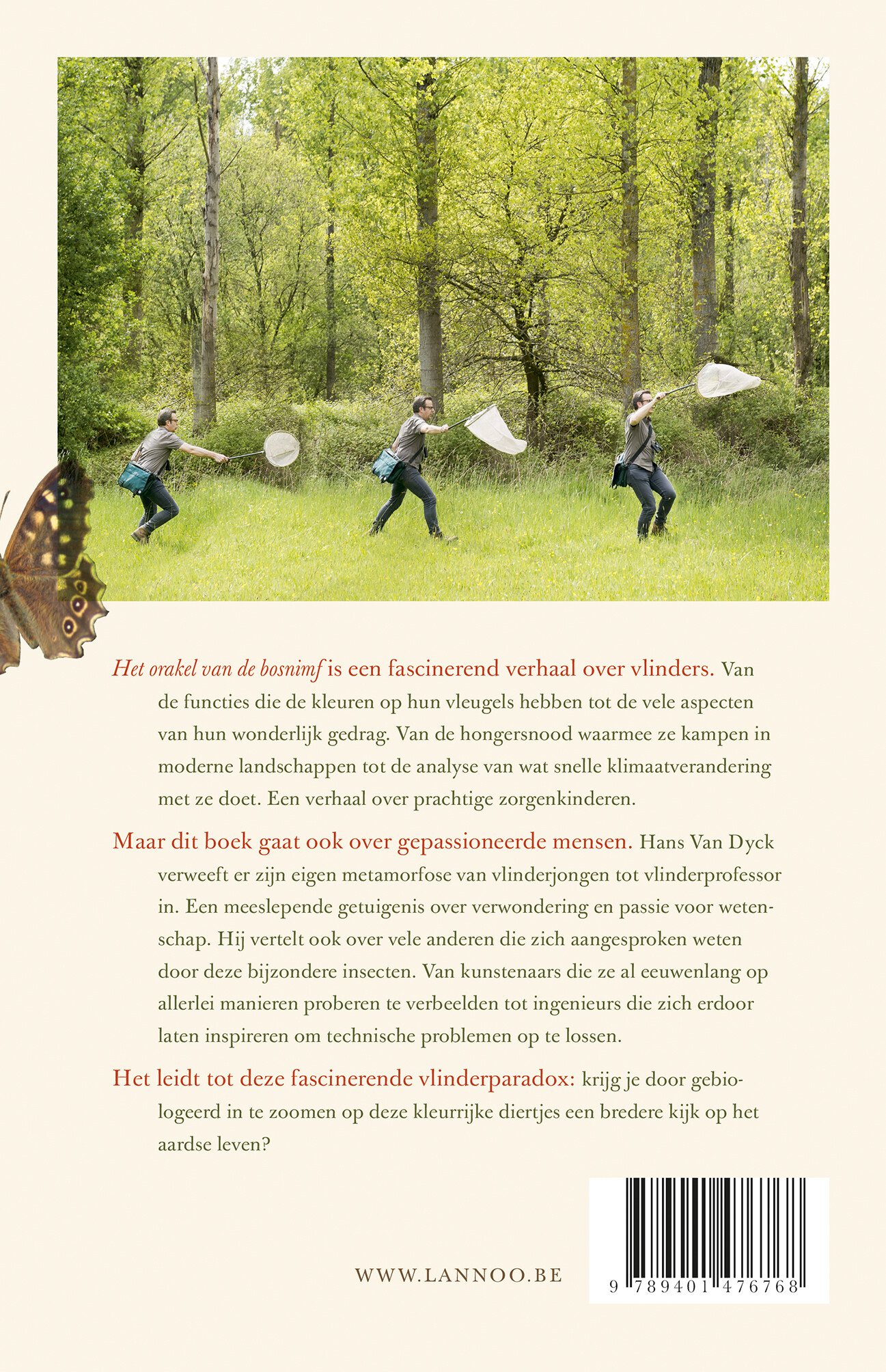 Het orakel van de bosnimf achterkant