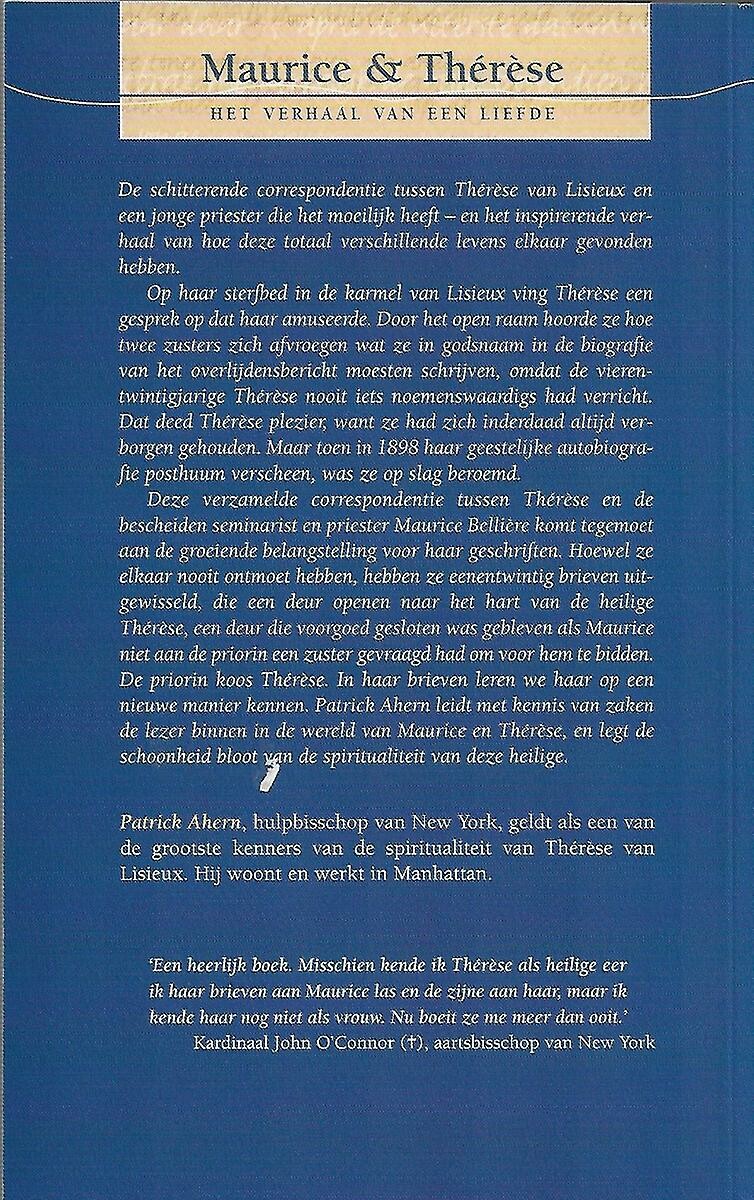 Maurice & Thérèse Maurice & Thérèse achterkant