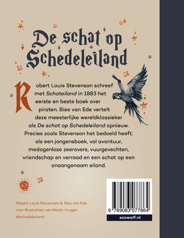 De schat op Schedeleiland (Schateiland) / Wereldklassiekers / 2 achterkant