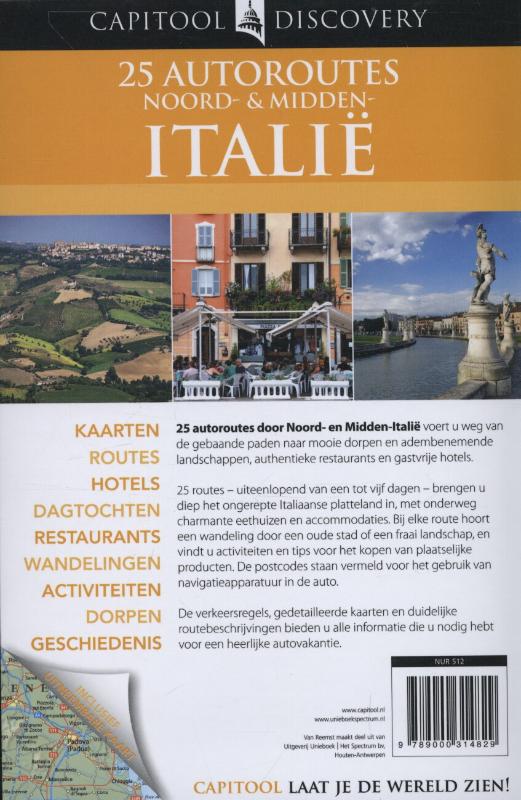 25 autoroutes Noord- en Midden-Italie / Capitool Discovery achterkant