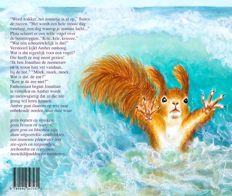 Amber, het Zee-eekhoorntje achterkant