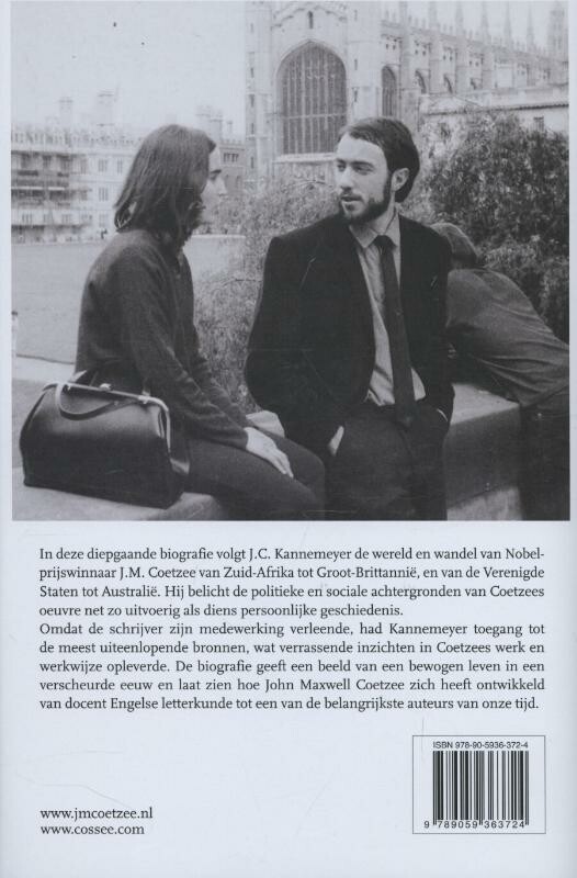 J.M. Coetzee achterkant